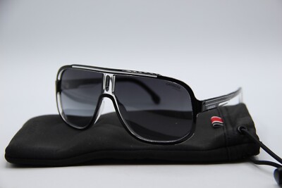 NEW CARRERA 1058/S 80S9O BLACK CLEAR GRADIENT AUTHENTIC FRAMES SUNGLASSES 63-11