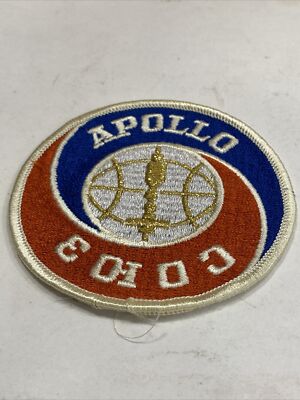 NASA PATCH vtg APOLLO Soyuz COHO LION Brothers CLOTH Back Russia US ...