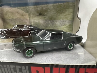 Rare Greenlight Bullitt Diorama Mustang Green Machine Chase | eBay
