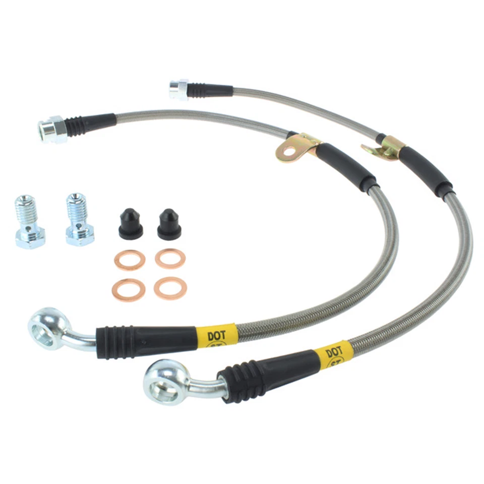 StopTech Front Steel Brake Line Kit For 07-20 Avalance Silverado Sierra Escalade - Image 2 of 4