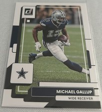 2022 Donruss Football Michael Gallup Dallas Cowboys base card #151