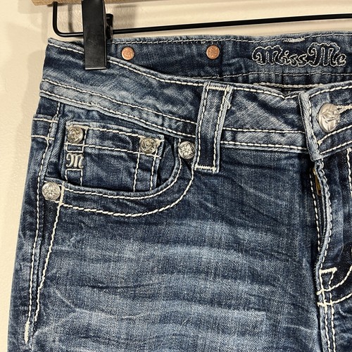 Rock Revival Hercules Relaxed Straight Medium Wash Denim Jeans Men's 33x30.5 - Picture 4 of 9