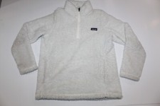 Patagonia Los Gatos High Pile Sherpa Fleece Girls 1/4 Zip Jacket kids 14 Size XL