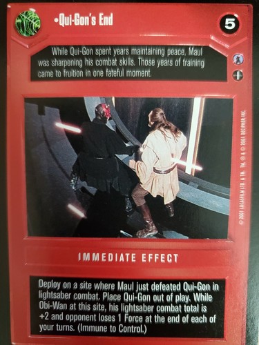 Star Wars CCG Reflections III 3 - SINGOLI livello superiore seleziona la tua carta SWCCG - Foto 83 di 121