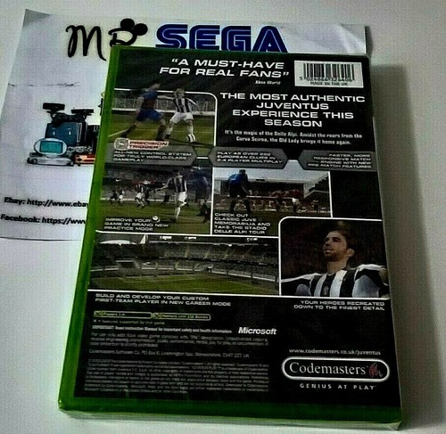 JUVENTUS CLUB FOOTBALL 2005 for XBOX VERY RARE AND HARD TO FIND UK VERSION - Picture 2 of 2