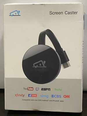 New Screen Caster Streaming Device Mirror your Smart Devices (iPhone, Android)