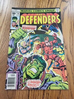 Marvel Comics The Defenders #46 (1977) - Very Good - CBL