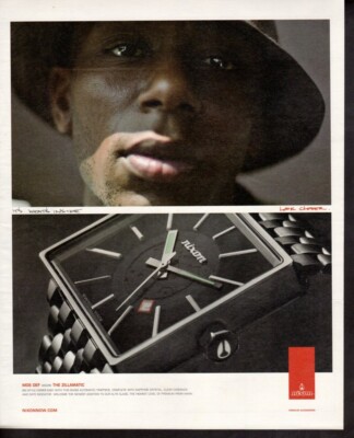 Vintage print ad advertisement Watch Fashion NIXON Mos Def Zillamatic Swiss 2007