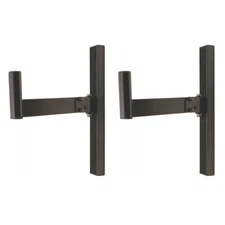 Mint On-Stage SS7323B Wall-Mount Speaker Bracket with 80 lbs. Capacity (Pair)
