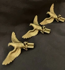 LOT - 3 Flagpole Golden Eagle USA Flag American Outdoor Decoration Flag Pole Top