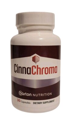 Barton Nutrition CinnaChroma Advanced Blood Sugar Support 30 Caps Ex 11/26 Fresh