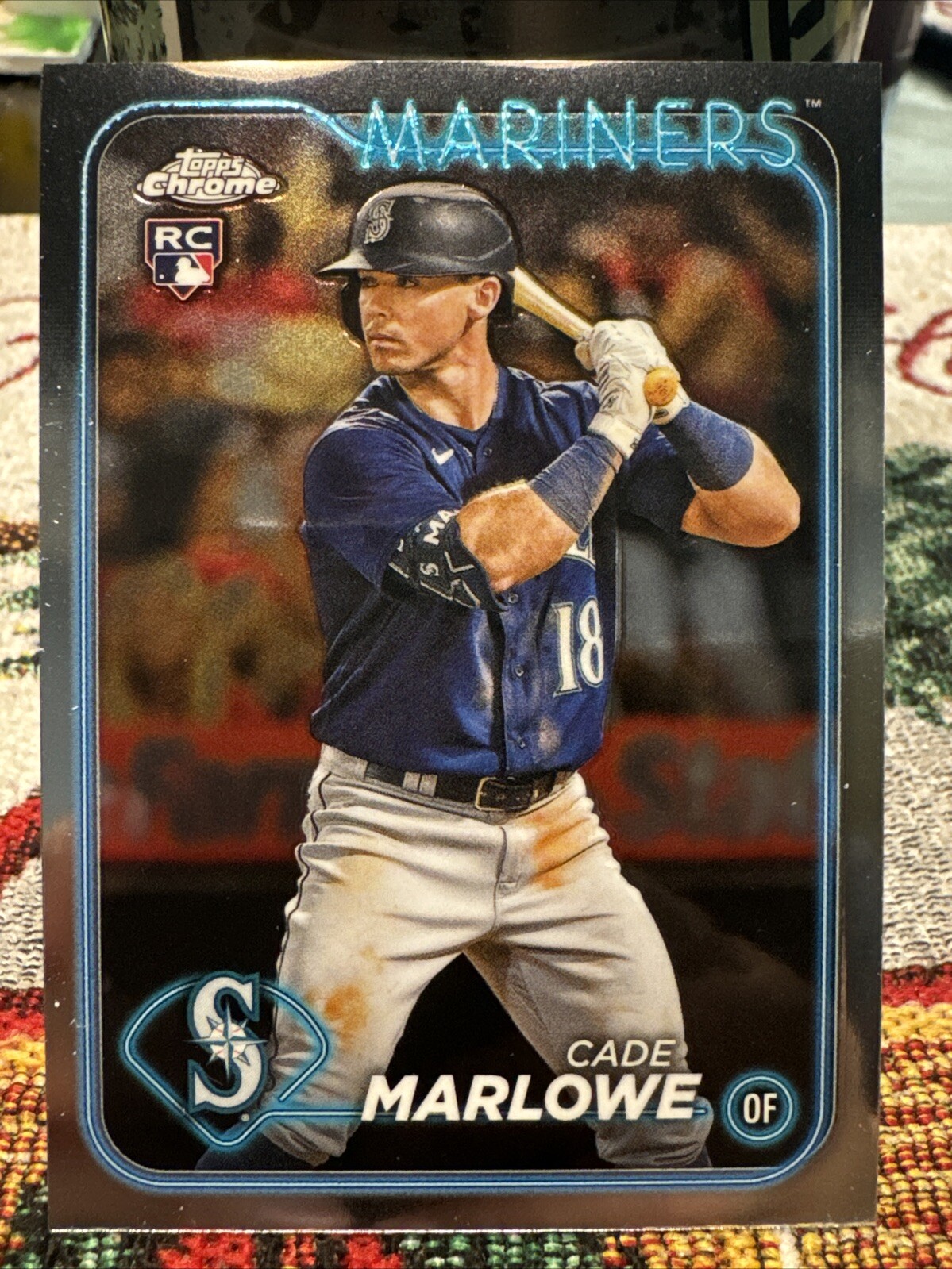 2024 Topps Chrome Base #266 Cade Marlowe  - Seattle Mariners