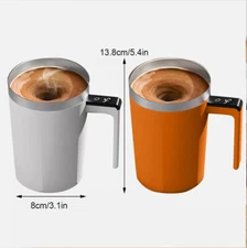 Automatic Magnetic Electric Self Stirring Mug Cup Mixing Coffee Milk Tea Beer US