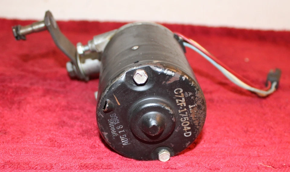 1967 年 Mustang Fastback Convert GT Shelby Cougar ORIG WINDSHIELD WIPER MOTOR — 第 4/4 张图片