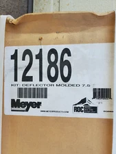 Genuine OEM 7.5' Meyer Straight Blade 12186 Poly Deflector Kit Snow Plow Molded