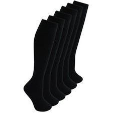 KNEE HIGH SOCKS GIRLS UNIFORM SCHOOL KIDS KNEE LENGTH SOCKS  2 & 4 Pair PACKS