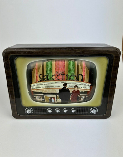 Großer Fernseher Bildschirm Metall Leer 3D Dose. Seltenes Auffallen