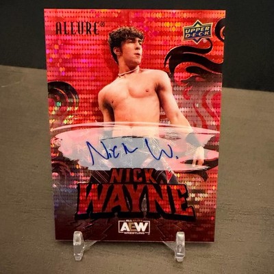 2024 Allure AEW Upper Deck NICK WAYNE Red Pulsar Auto RC ROOKIE Card