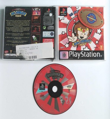 PS1: THE ADVENTURES OF MONKEY HERO - ITALIAN! PLAYSTATION 1 PSONE PSX PS2 PS3