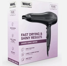 Wahl Pure Radiance Ionic Hair Dryer 2000W With Cool Shot Button Black – ZY129