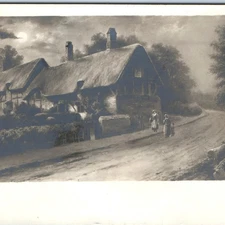 c1910s Stratford-upon-Avon, England RPPC Ann Hathaway's Cottage Shakespeare A337
