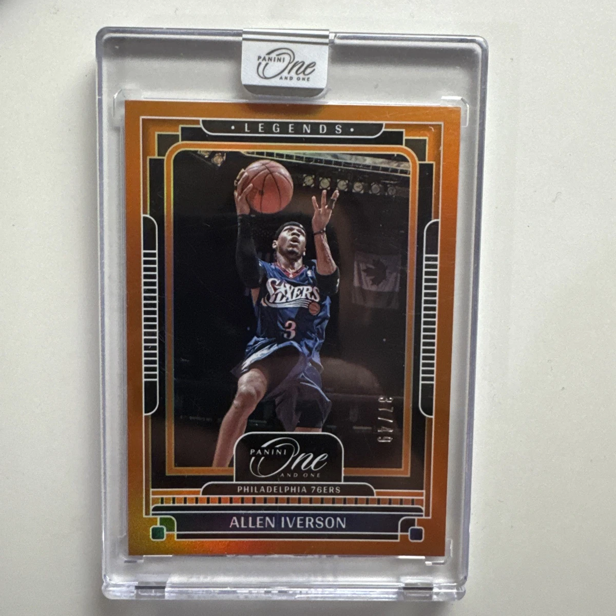 Panini Allen Iverson Basketball Serial Numbered Sports Trading