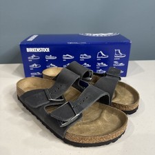 Birkenstock Arizona Black Oiled Leather Regular - Size 37 W6 M4