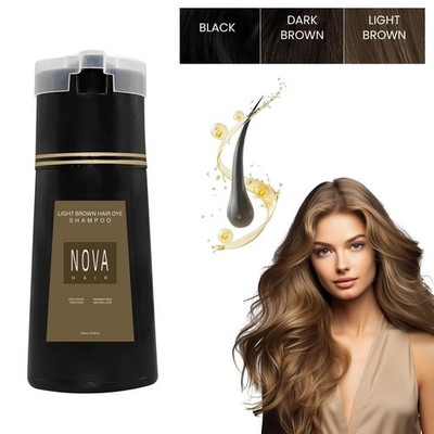 Hair Dye Shampoo Nova Hair Instant Dye Shampoo Hair Color Shampoo for Men Women