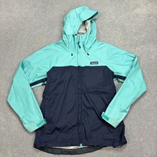 Patagonia Jacke Damen Small Blau H2NO Torrentshell Windbreaker Mantel...