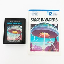 Space Invaders Atari 2600 Spiel Modul mit Anleitung PAL