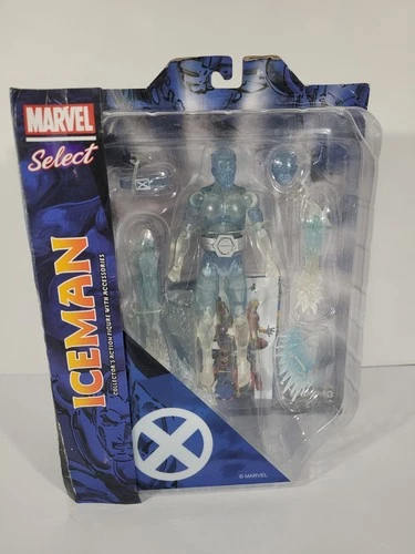Marvel Select Iceman Diamond Select Ice-Man X-Men 2023 Action Figure MIB Sealed