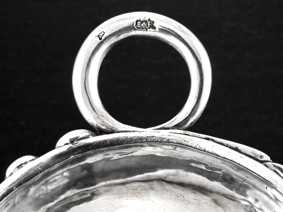 ROUX : Gros Taste-Vin en Argent Massif dit TASSOU Auvergne 122,7g MOULINS 1775 - Photo 2/4