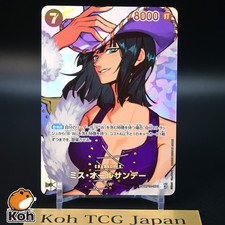 Tarjeta japonesa de una pieza Ms All Sunday SR-SPC OP14-084 Robin The Time Of Battle