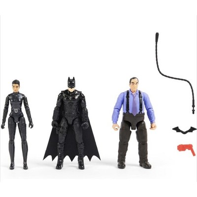 DC Comics Spin Master The Batman + Penguin + Selina Kyle 4 Inch Figures Kids Toy