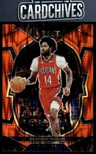 Brandon Ingram 2022-23 Panini Select #59 Orange Flash Prizms