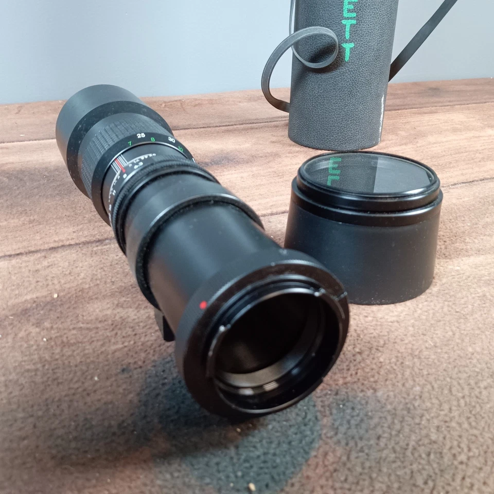 Teleobjetivo Quantaray 400mm f 6.3 con estuche y filtro UV de 67mm Foto 3 de 4