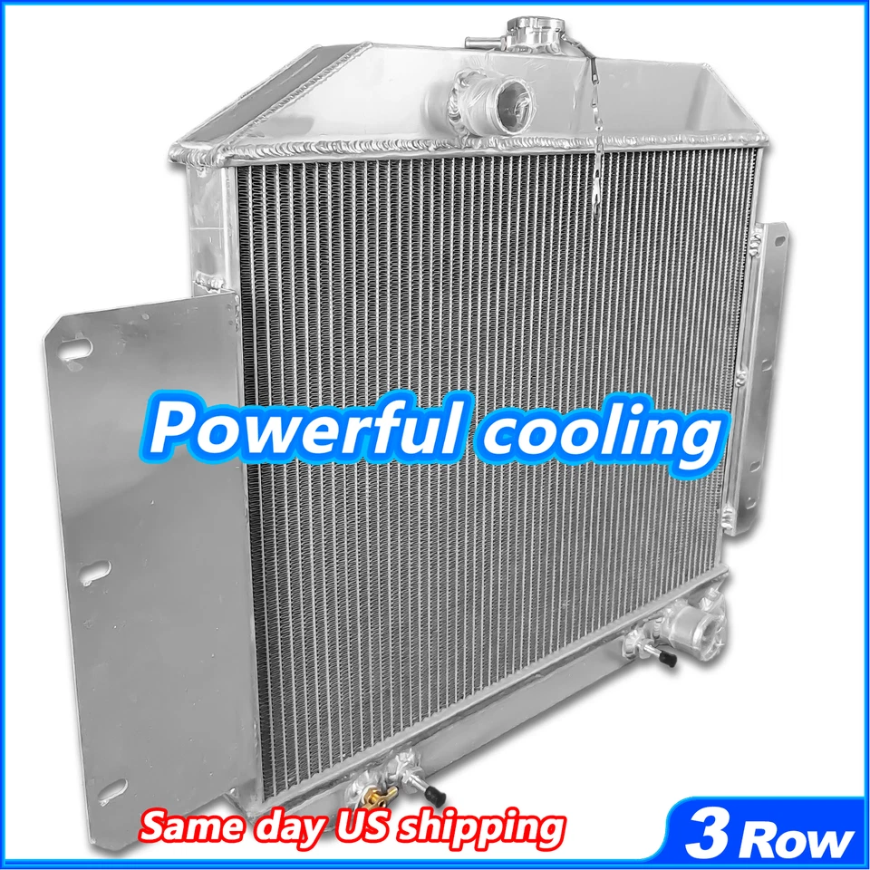 Full Aluminum Radiator for 1969 - 1974 1973 1972 1971 1970 Ford E-200 Econoline Foto 3 de 4
