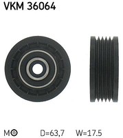 SKF Spannrolle, Keilrippenriemen Oben, Rechts Oben U.A. FüR Opel, Renault