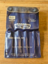 Vintage Craftsman Wood Chisel Set no.936807