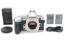 RARE Silver 10711 Shots MINT Olympus OM-D E-M1 Digital Camera From JAPAN