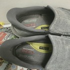 SKECHERS MENS SLIP ON SIZE 10.5 MEDIUM GREY HARDLY WORN — photo 2