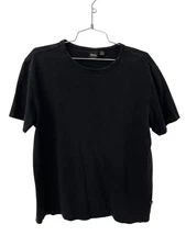 Hugo Boss Short Sleeve T Shirt Size Large Crewneck Slim Fit Tee Black Essential