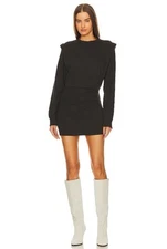 Isabel Marant Etoile Michaela Minidress NEW Faded Black Size 34/US 2 Orig. $475