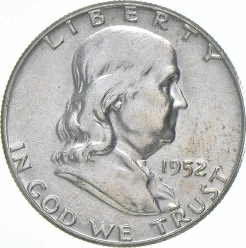 1952 Franklin Half Dollar AU 90% Silver *3894