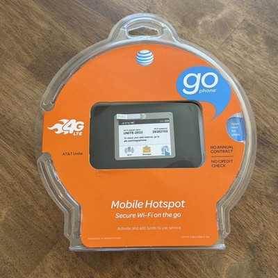 AT&T Go Phone 4G LTE Mobile Hotspot Secure Wi-Fi On The Go - NEW SEALED