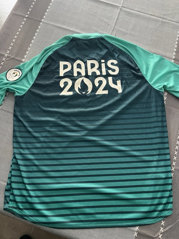 Modèle T-shirt Maillot Taille 2XL VOLONTAIRES JO Jeux Olympiques Paris 2024 - Photo 1/4