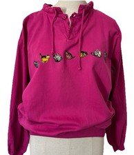 Vtg Style B Kliban Cats Crazy Shirts Hawaii Original Pullover Top S USA Rare