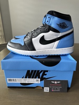 Nike Air Jordan 1 Retro High OG University Blue Black White UNC Toe DZ5485-400