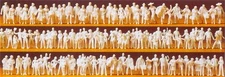 Preiser N Unpainted Passengers Standing & Sitting (120) (Kit)