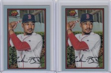 2  Mookie Betts SP ▪ 2019 Bowman Chrome  1989 Bowman 30th Anniv Refractor B30-MB